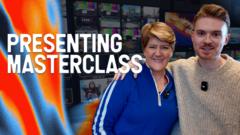 ‘What a thrill!’ – Max Balegde tries Clare Balding’s job for a day
