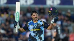 Carlson ton as Glamorgan beat Somerset – T20 Blast round-up
