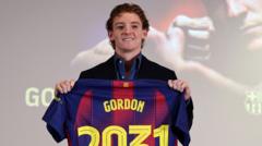 Barcelona move a dream for Gordon ‘since he was three’